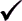 Checkmark
